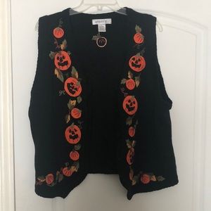Vintage 90’s Halloween sweater vest